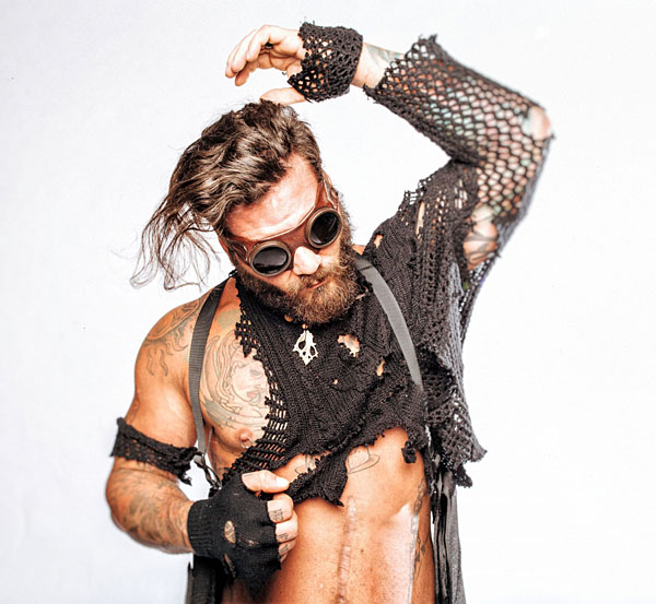 Photograph Ian Ross Pettigrew Mad Travis on One Eyeland